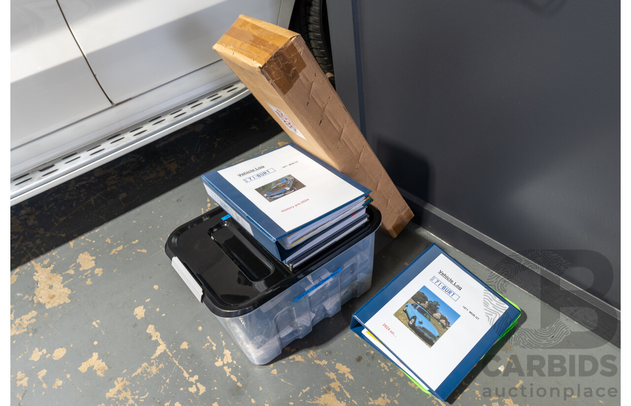 1971 M.G MGB GT 2d Coupe Azzurro Blue 1.8L