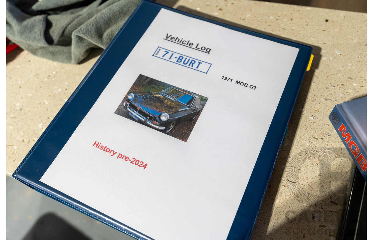 1971 M.G MGB GT 2d Coupe Azzurro Blue 1.8L