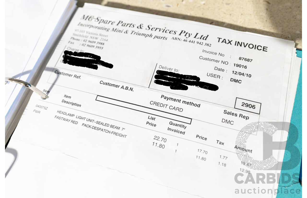 1971 M.G MGB GT 2d Coupe Azzurro Blue 1.8L