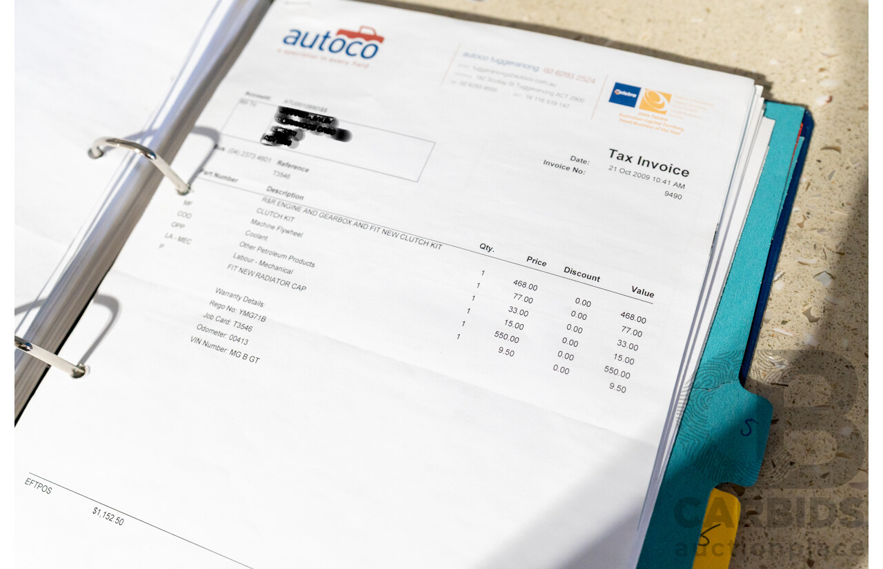 1971 M.G MGB GT 2d Coupe Azzurro Blue 1.8L