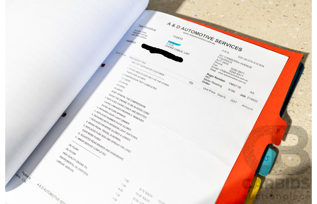 1971 M.G MGB GT 2d Coupe Azzurro Blue 1.8L