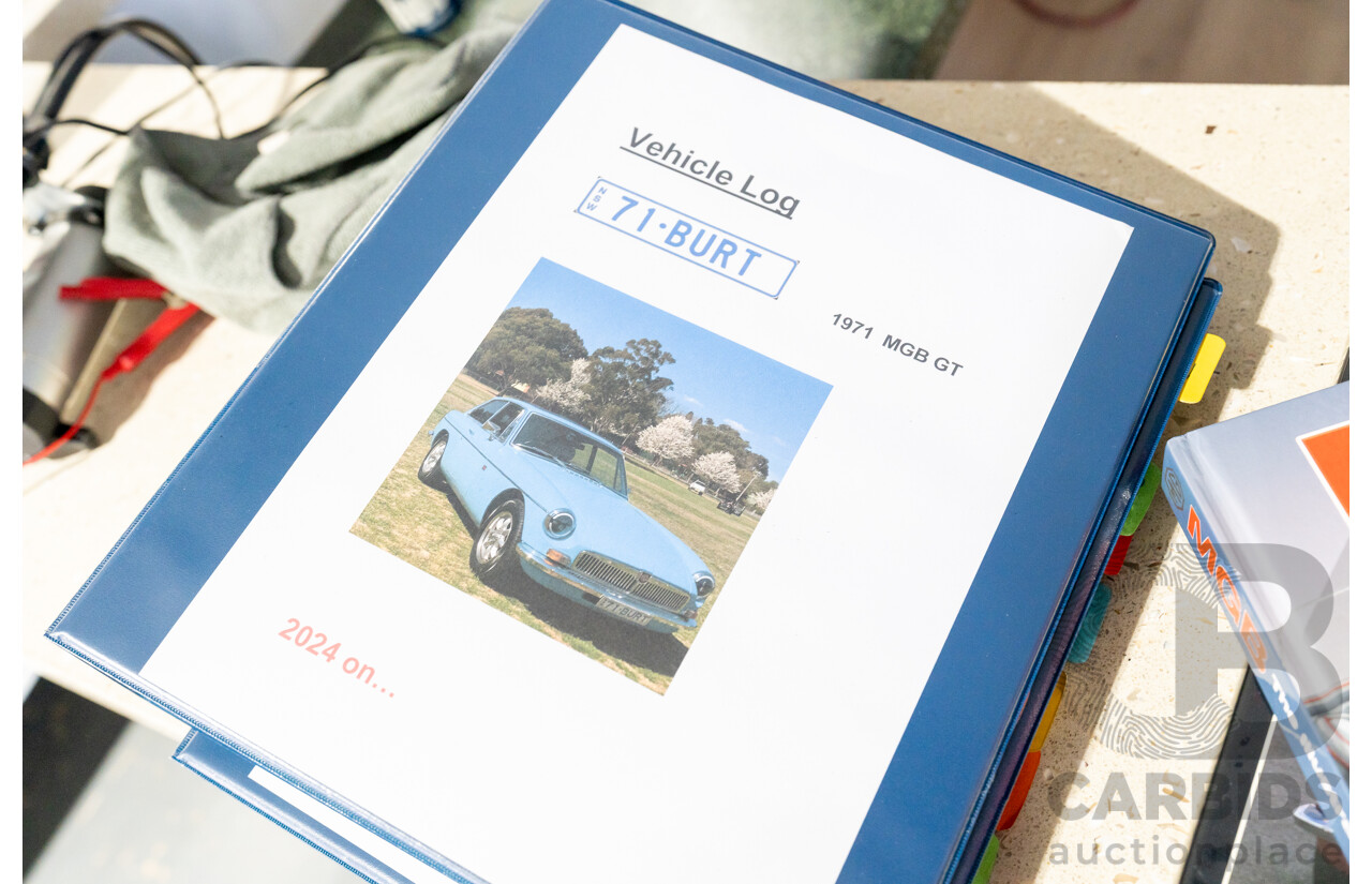 1971 M.G MGB GT 2d Coupe Azzurro Blue 1.8L