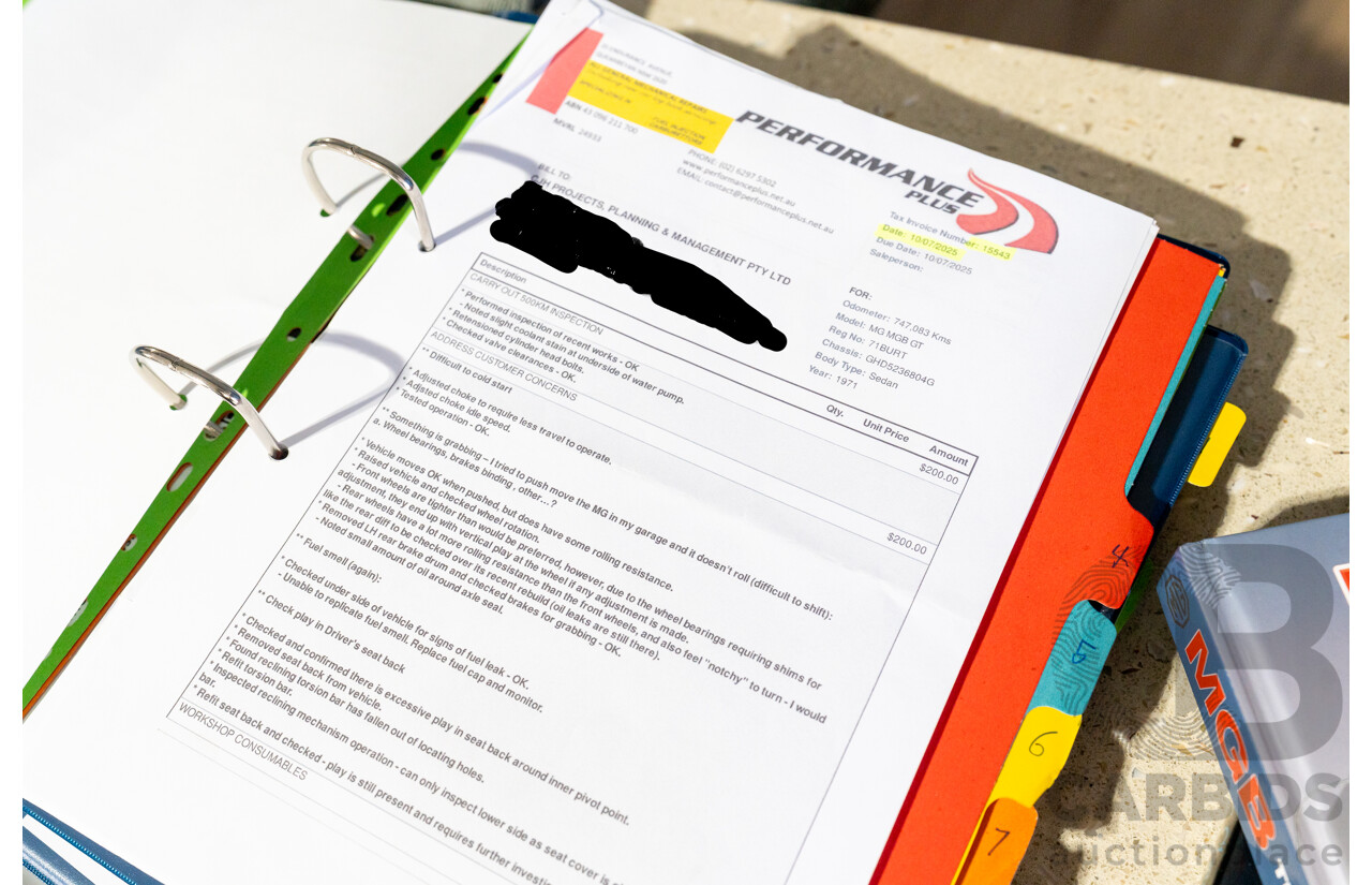 1971 M.G MGB GT 2d Coupe Azzurro Blue 1.8L