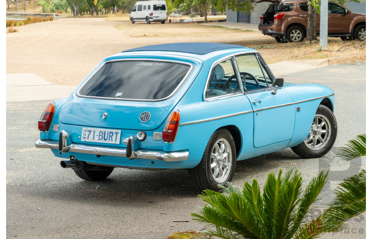 1971 M.G MGB GT 2d Coupe Azzurro Blue 1.8L