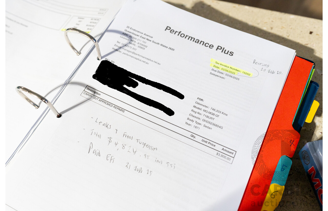 1971 M.G MGB GT 2d Coupe Azzurro Blue 1.8L