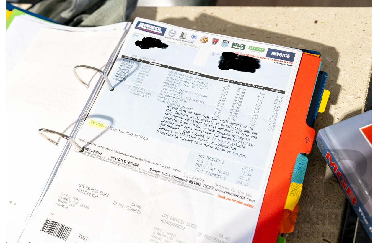 1971 M.G MGB GT 2d Coupe Azzurro Blue 1.8L