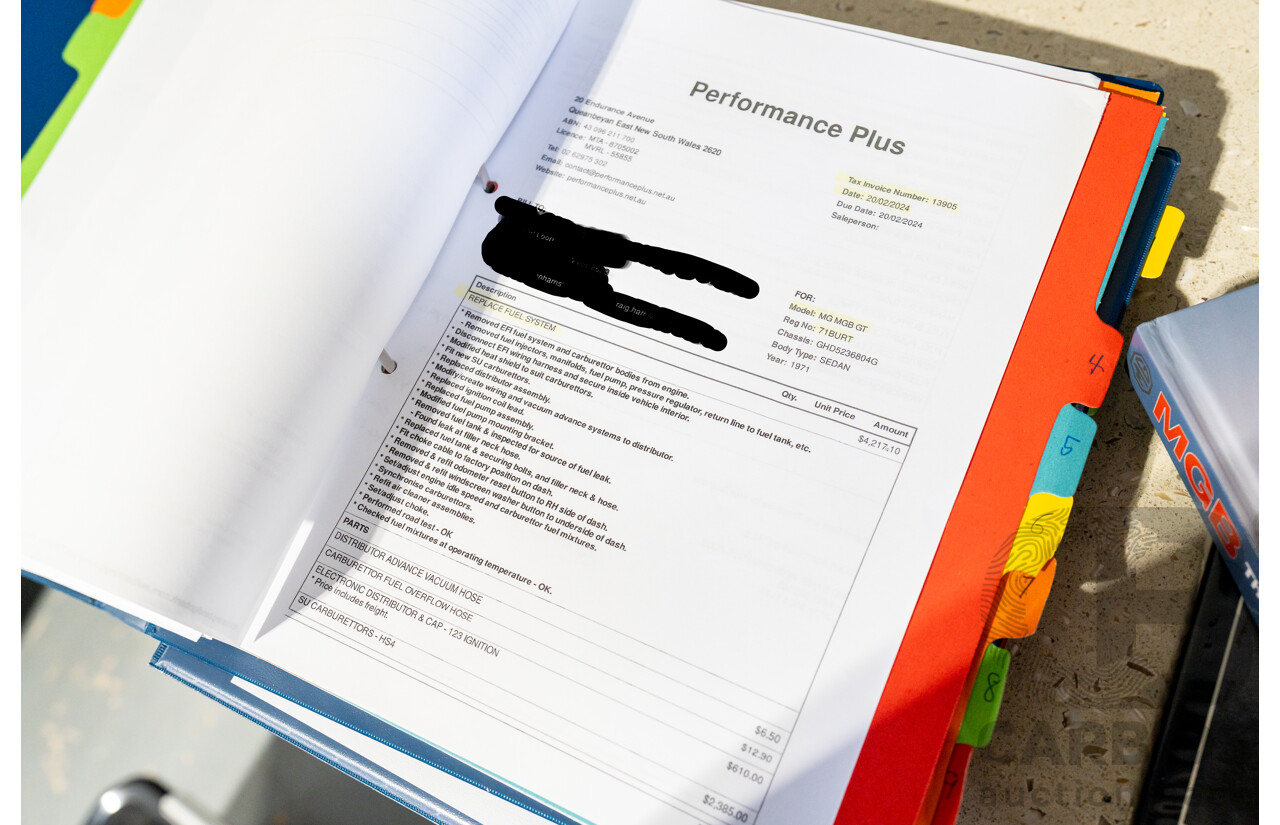 1971 M.G MGB GT 2d Coupe Azzurro Blue 1.8L