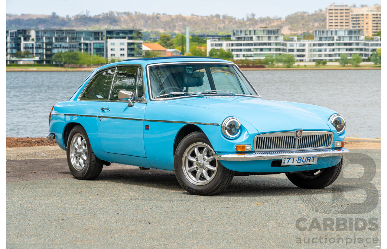 1971 M.G MGB GT 2d Coupe Azzurro Blue 1.8L