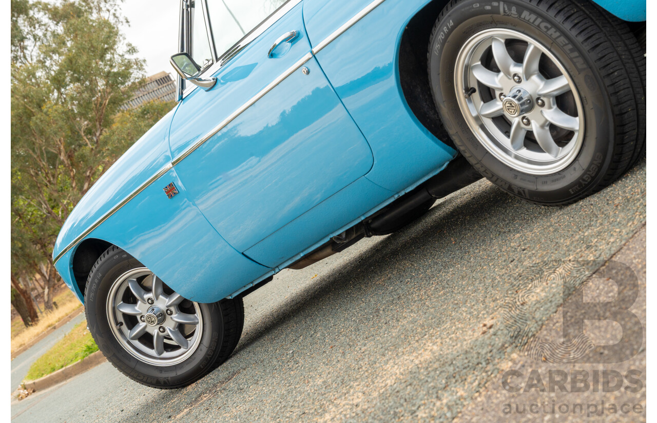 1971 M.G MGB GT 2d Coupe Azzurro Blue 1.8L