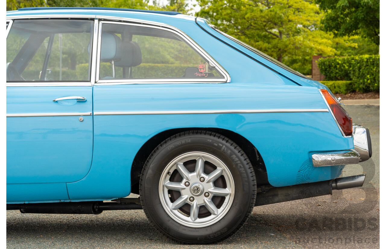 1971 M.G MGB GT 2d Coupe Azzurro Blue 1.8L