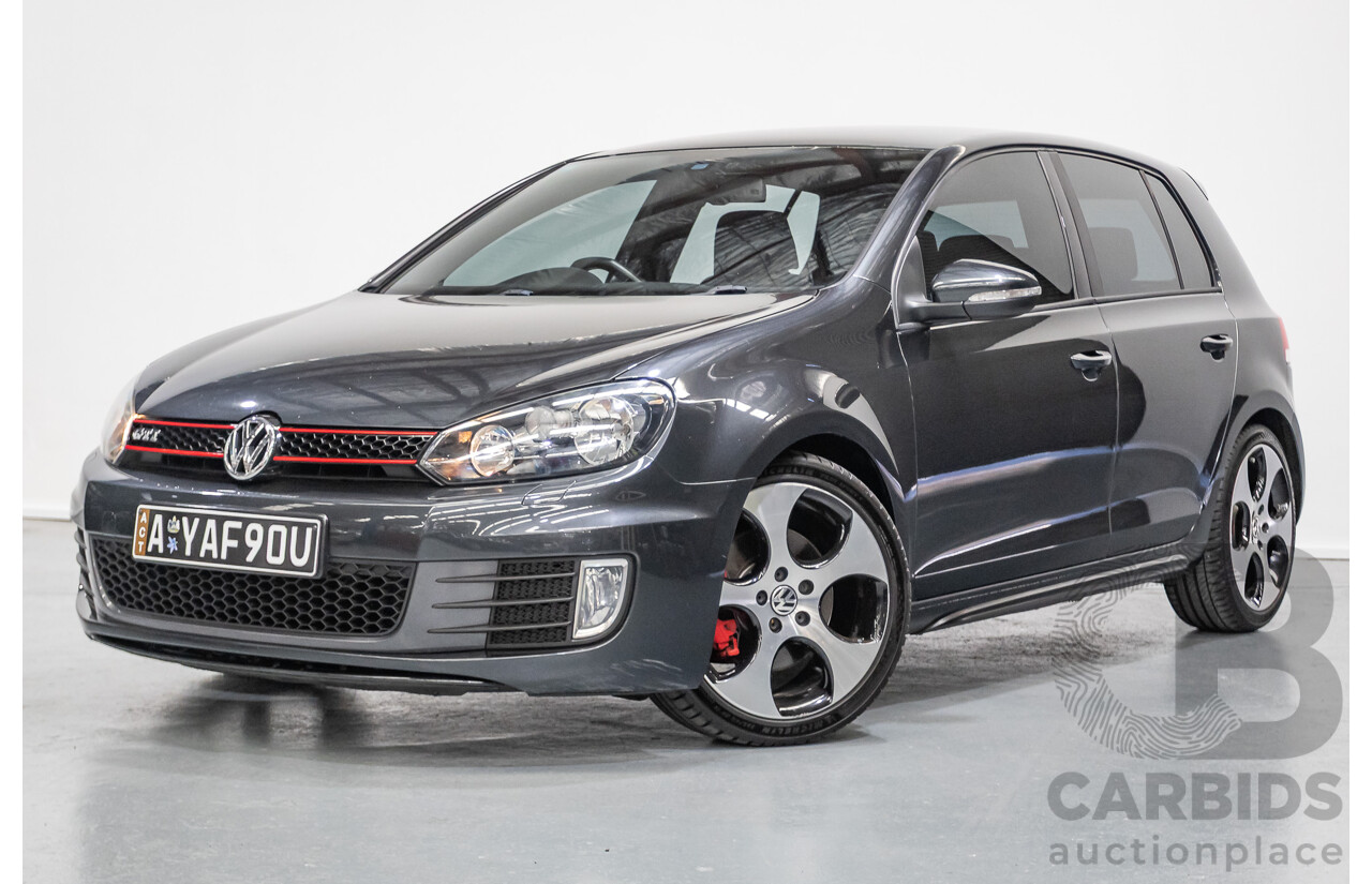05/2012 Volkswagen Golf GTi 1K MY12 5D Hatchback Carbon Steel Grey Metallic Turbo 2.0L