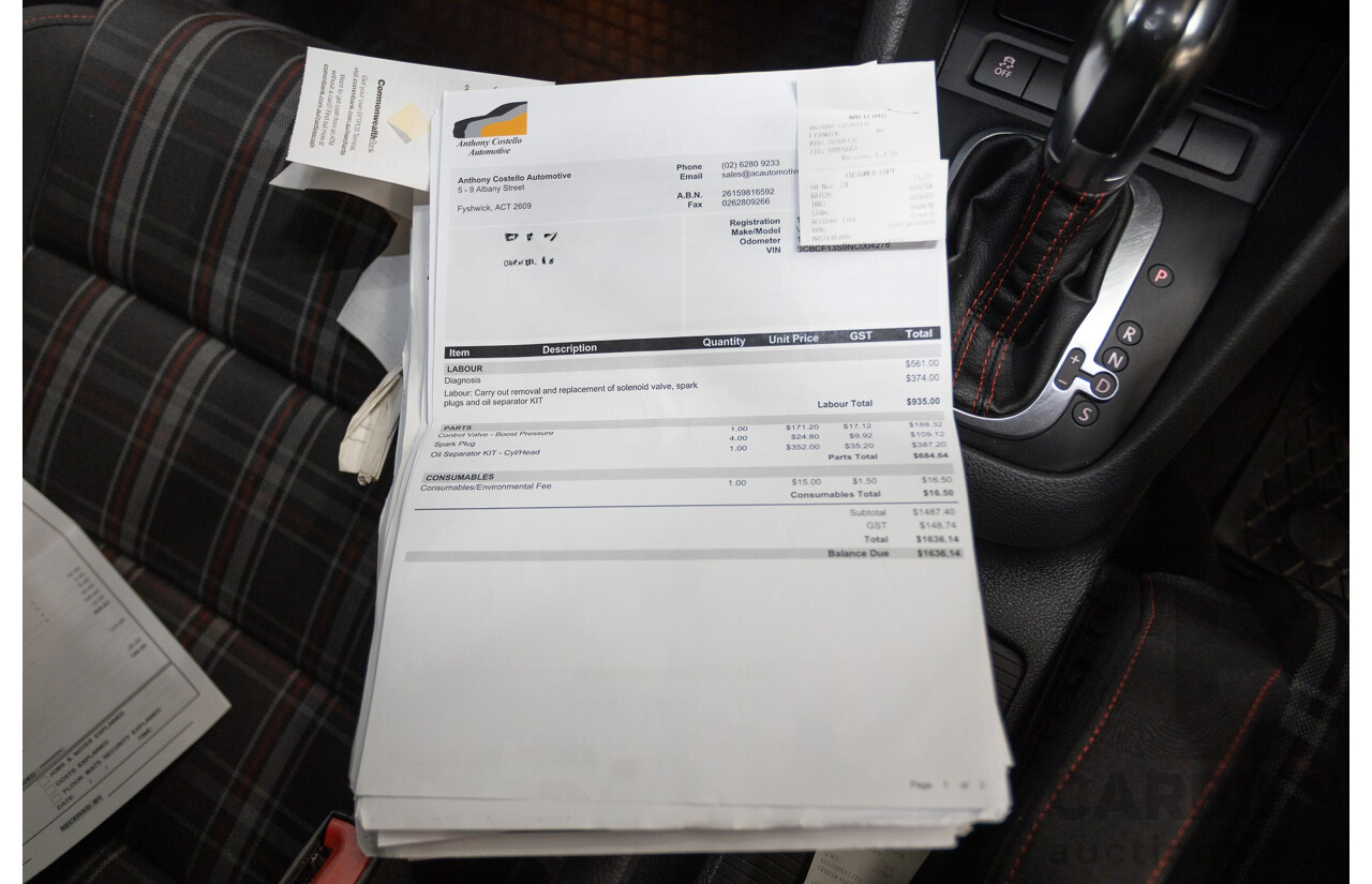 05/2012 Volkswagen Golf GTi 1K MY12 5D Hatchback Carbon Steel Grey Metallic Turbo 2.0L