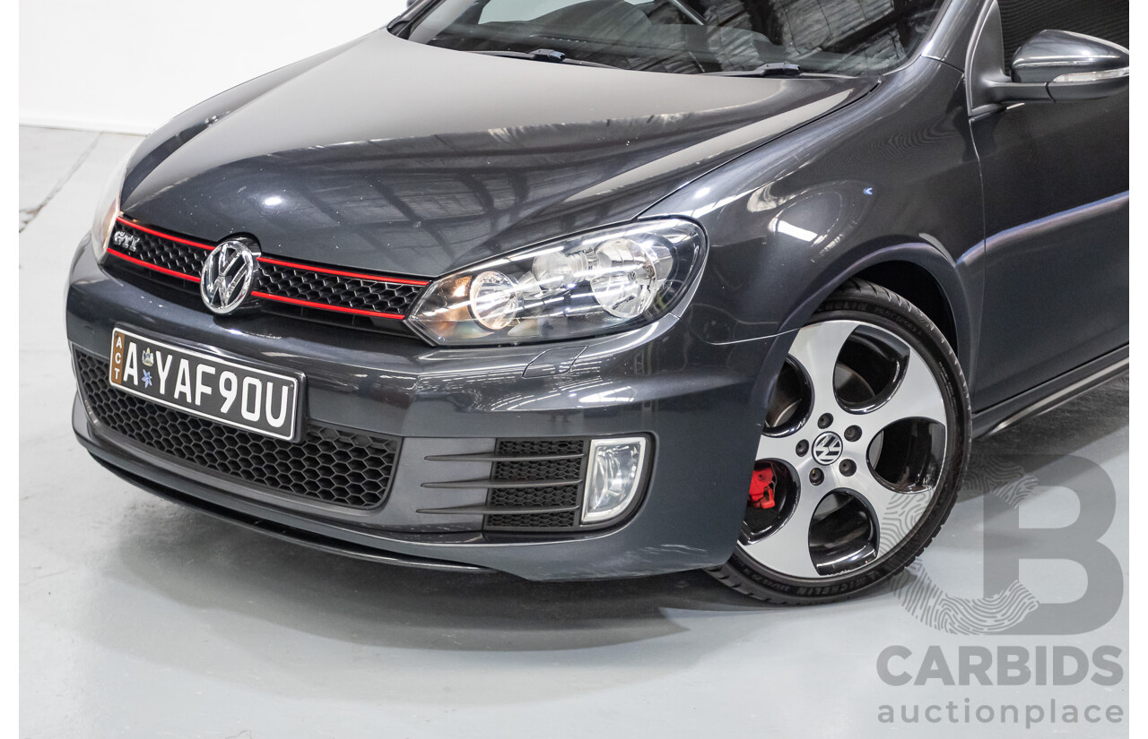05/2012 Volkswagen Golf GTi 1K MY12 5D Hatchback Carbon Steel Grey Metallic Turbo 2.0L