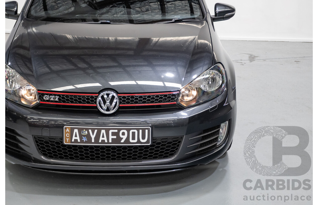 05/2012 Volkswagen Golf GTi 1K MY12 5D Hatchback Carbon Steel Grey Metallic Turbo 2.0L