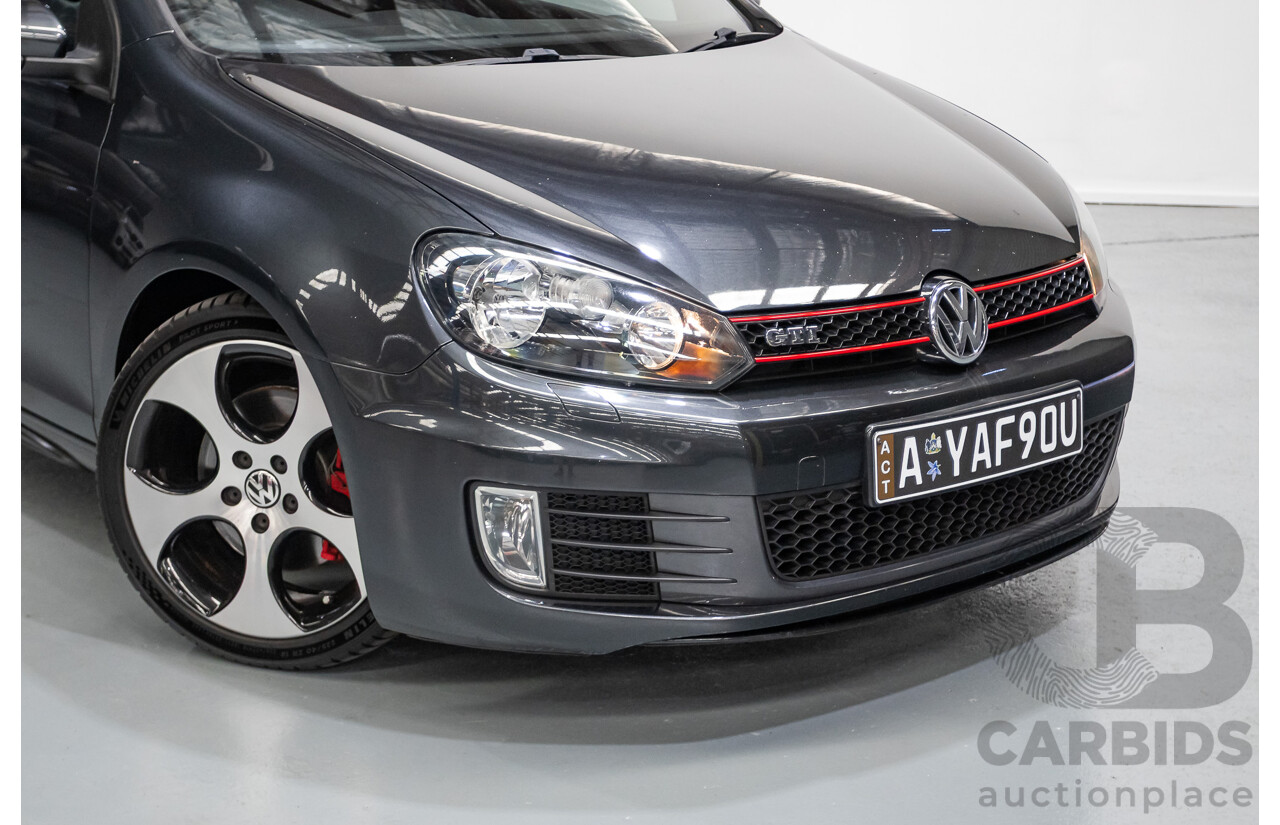05/2012 Volkswagen Golf GTi 1K MY12 5D Hatchback Carbon Steel Grey Metallic Turbo 2.0L