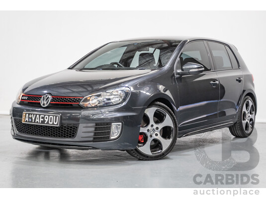 05/2012 Volkswagen Golf GTi 1K MY12 5D Hatchback Carbon Steel Grey Metallic Turbo 2.0L