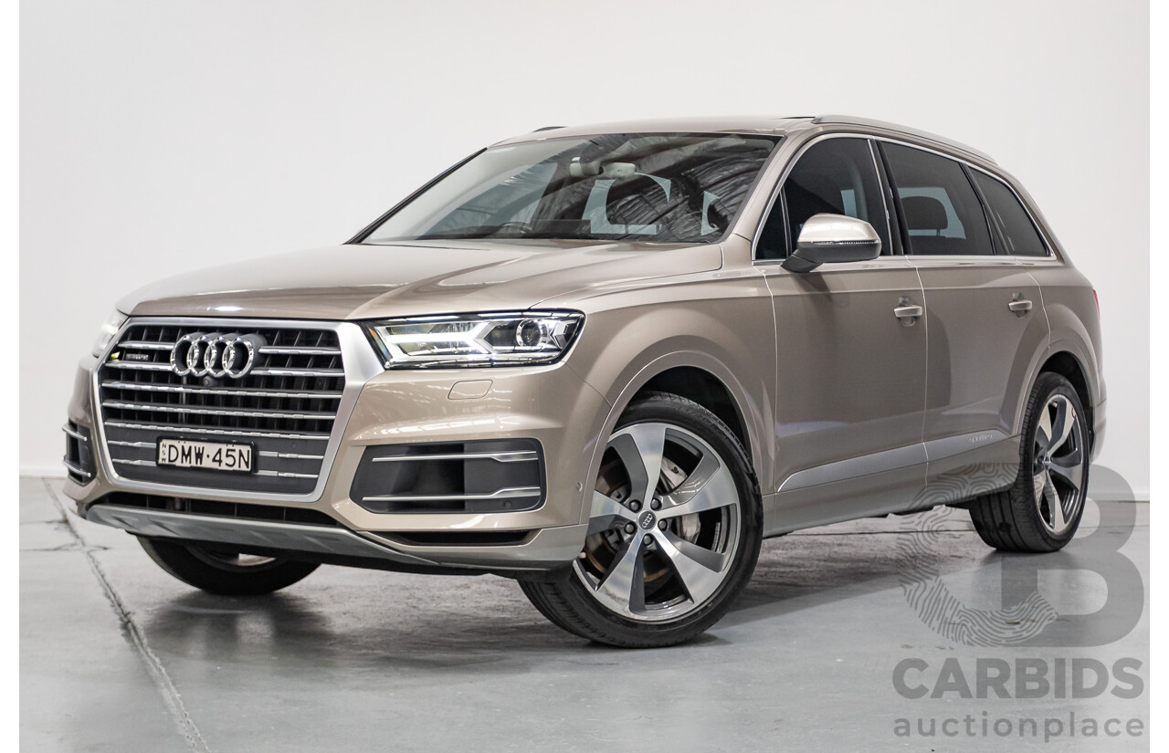 11/2015 Audi Q7 3.0 TDI Quattro (AWD) 4M 4d Wagon Carat Beige Metallic Turbo Diesel 3.0L - 7 seats