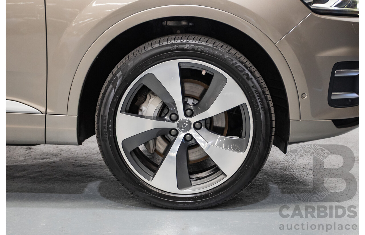 11/2015 Audi Q7 3.0 TDI Quattro (AWD) 4M 4d Wagon Carat Beige Metallic Turbo Diesel 3.0L - 7 seats
