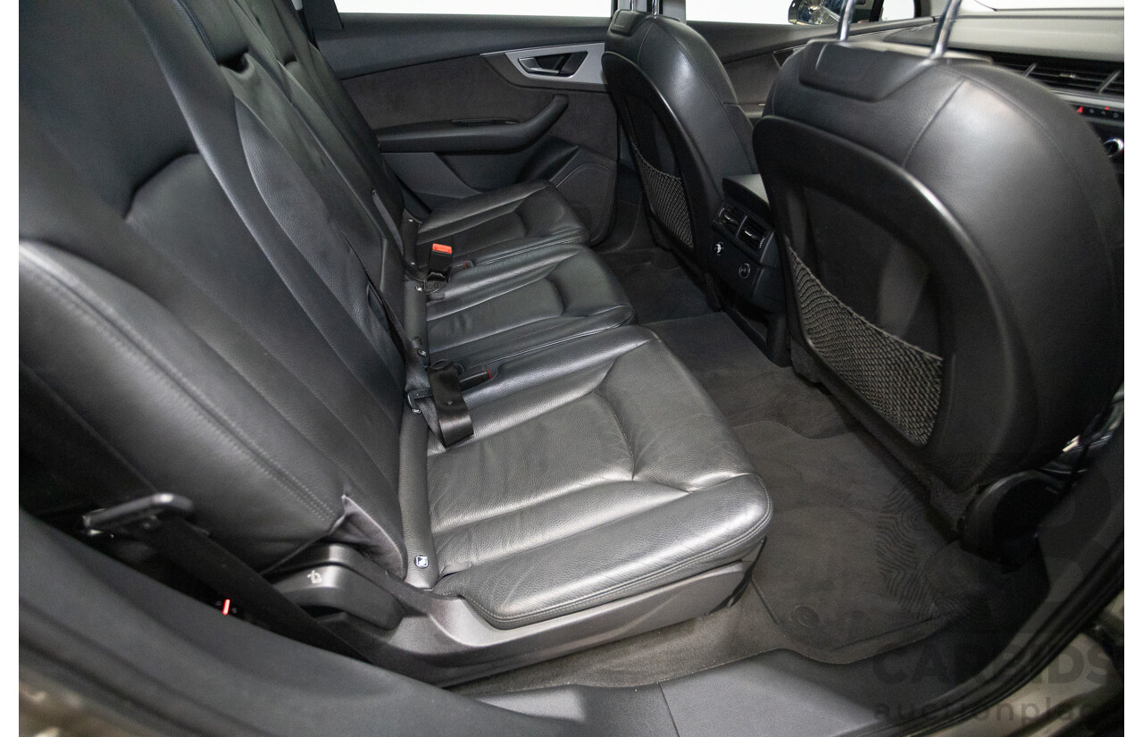 11/2015 Audi Q7 3.0 TDI Quattro (AWD) 4M 4d Wagon Carat Beige Metallic Turbo Diesel 3.0L - 7 seats