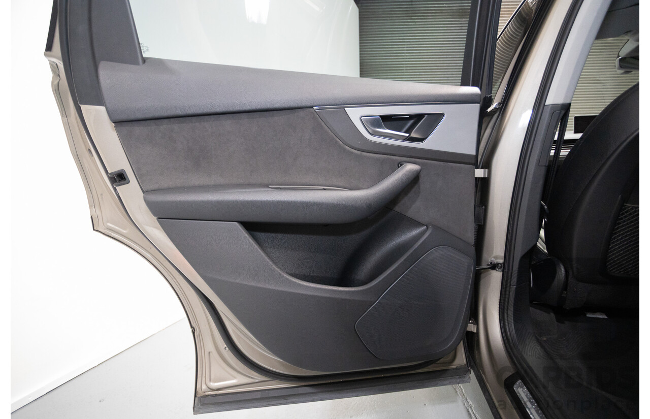 11/2015 Audi Q7 3.0 TDI Quattro (AWD) 4M 4d Wagon Carat Beige Metallic Turbo Diesel 3.0L - 7 seats