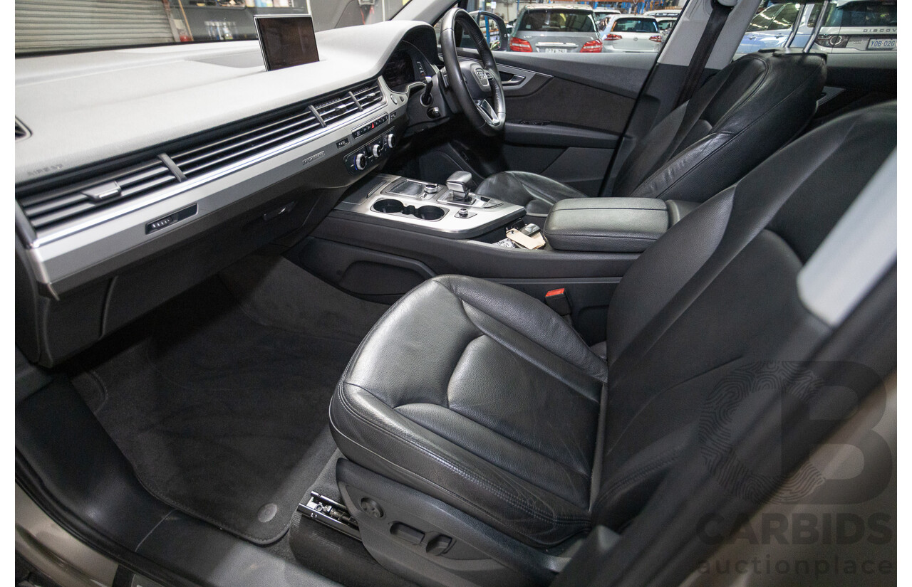 11/2015 Audi Q7 3.0 TDI Quattro (AWD) 4M 4d Wagon Carat Beige Metallic Turbo Diesel 3.0L - 7 seats