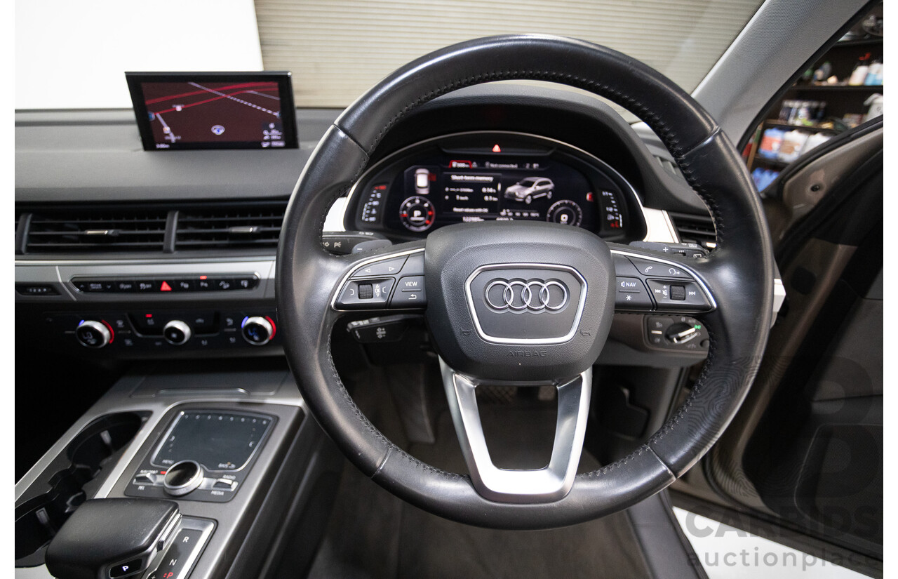 11/2015 Audi Q7 3.0 TDI Quattro (AWD) 4M 4d Wagon Carat Beige Metallic Turbo Diesel 3.0L - 7 seats