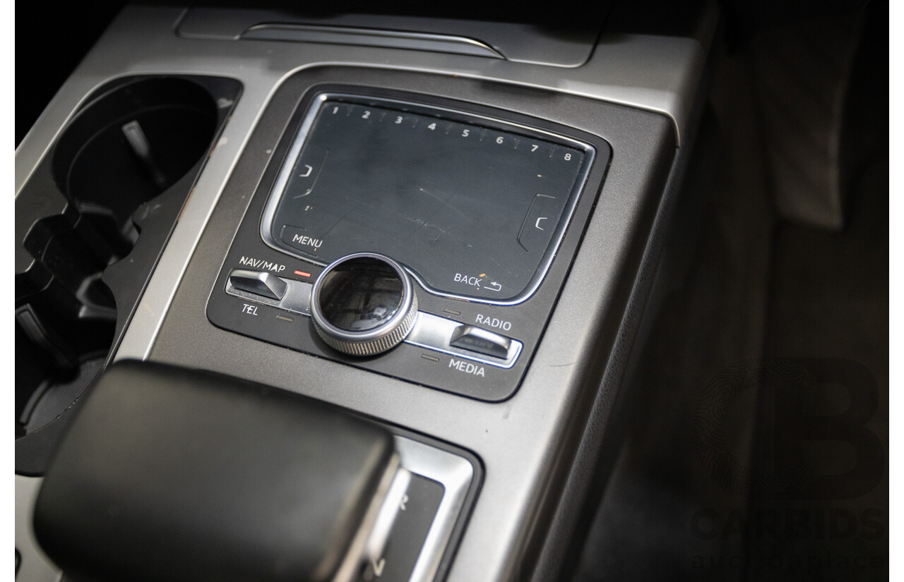 11/2015 Audi Q7 3.0 TDI Quattro (AWD) 4M 4d Wagon Carat Beige Metallic Turbo Diesel 3.0L - 7 seats