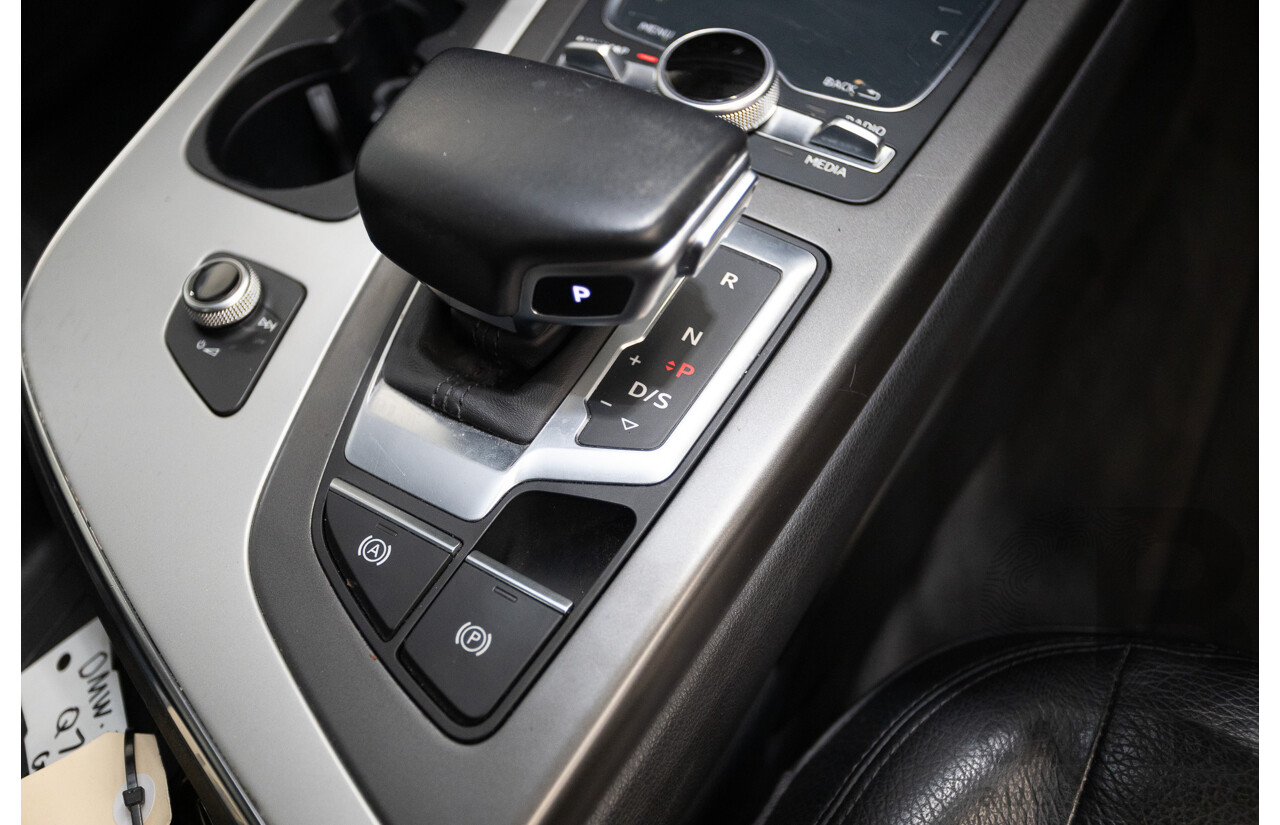 11/2015 Audi Q7 3.0 TDI Quattro (AWD) 4M 4d Wagon Carat Beige Metallic Turbo Diesel 3.0L - 7 seats