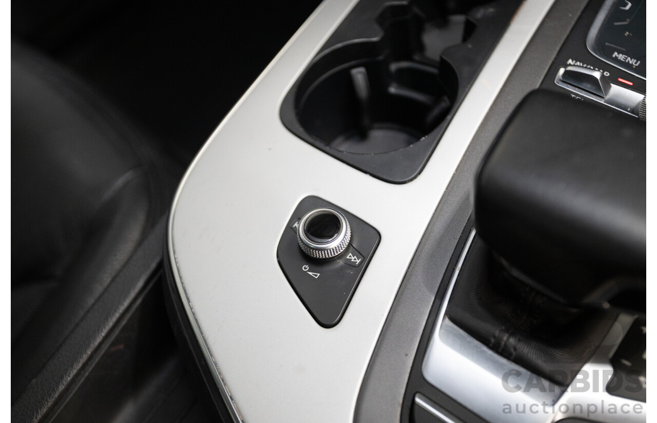 11/2015 Audi Q7 3.0 TDI Quattro (AWD) 4M 4d Wagon Carat Beige Metallic Turbo Diesel 3.0L - 7 seats