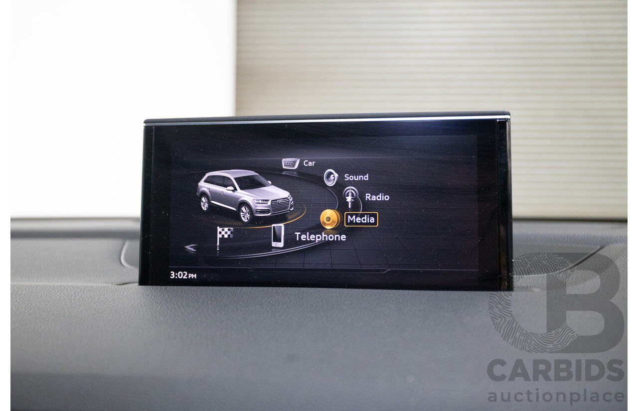 11/2015 Audi Q7 3.0 TDI Quattro (AWD) 4M 4d Wagon Carat Beige Metallic Turbo Diesel 3.0L - 7 seats