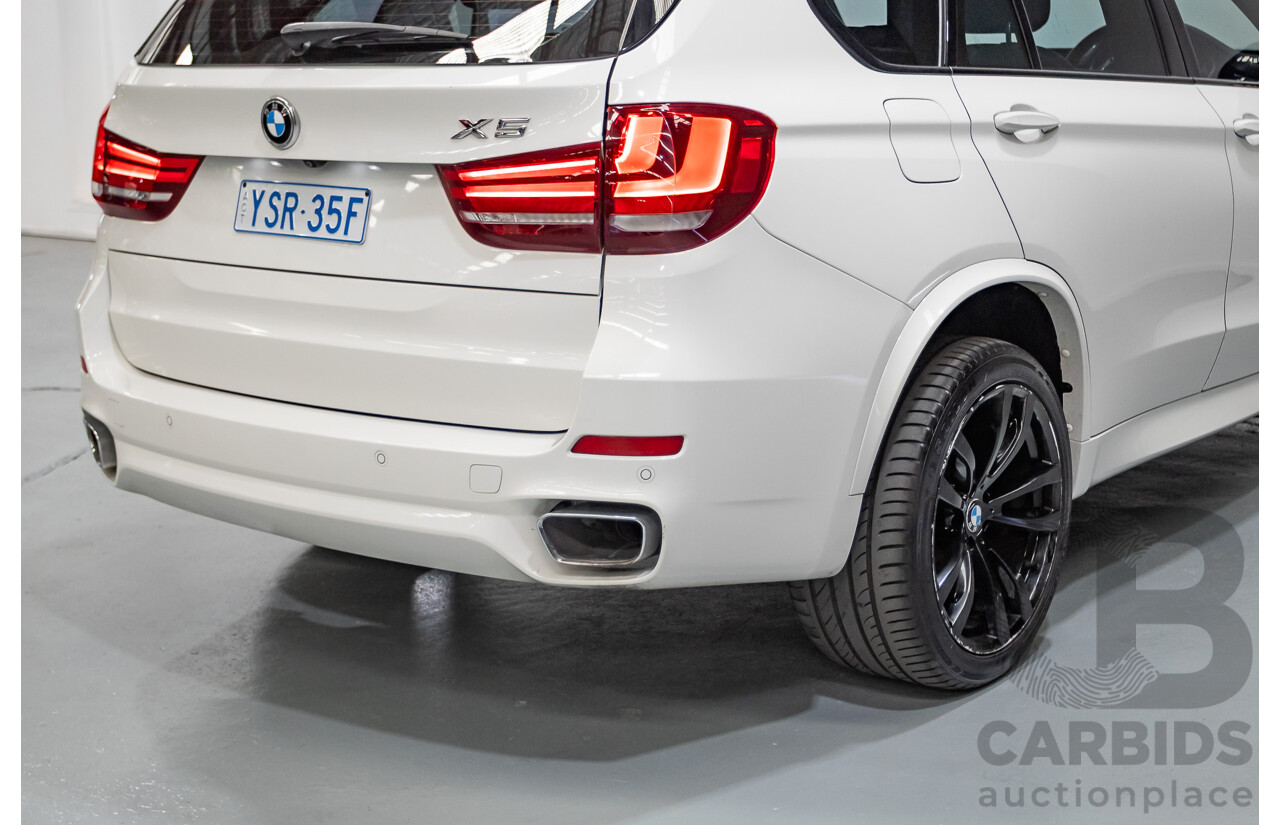 11/2015 BMW X5 xDrive30d M-Sport (AWD) F15 MY15 4D Wagon Alpine White Turbo Diesel 3.0L