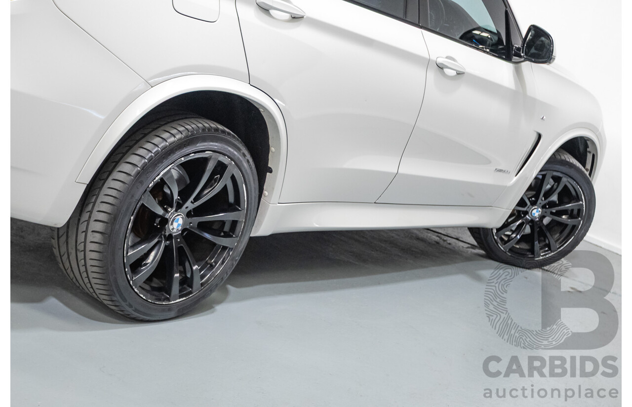 11/2015 BMW X5 xDrive30d M-Sport (AWD) F15 MY15 4D Wagon Alpine White Turbo Diesel 3.0L