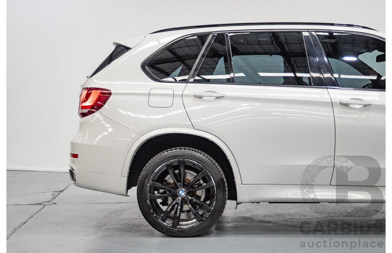 11/2015 BMW X5 xDrive30d M-Sport (AWD) F15 MY15 4D Wagon Alpine White Turbo Diesel 3.0L