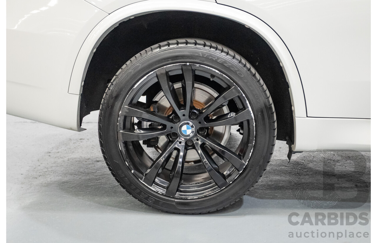11/2015 BMW X5 xDrive30d M-Sport (AWD) F15 MY15 4D Wagon Alpine White Turbo Diesel 3.0L