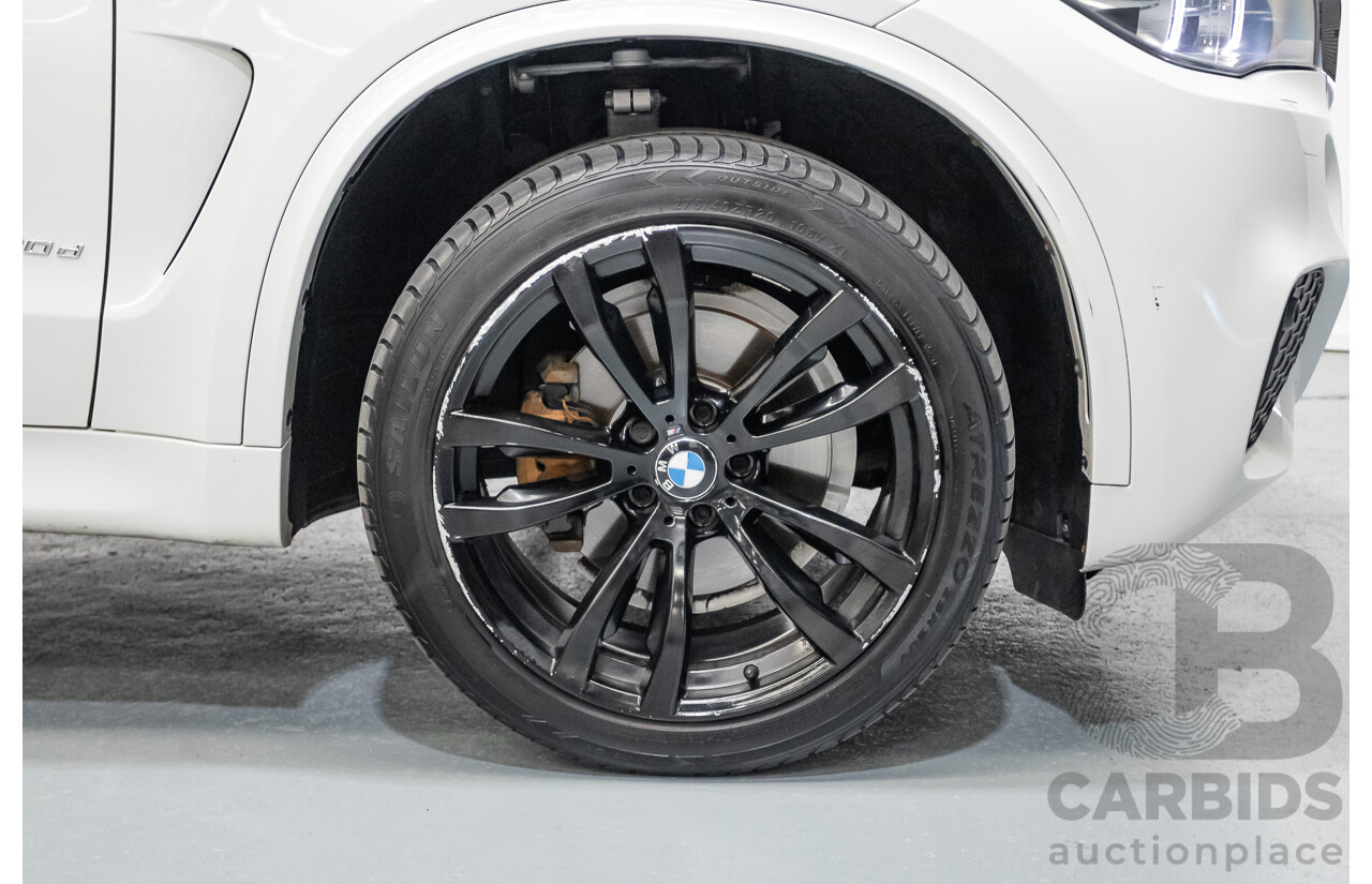 11/2015 BMW X5 xDrive30d M-Sport (AWD) F15 MY15 4D Wagon Alpine White Turbo Diesel 3.0L
