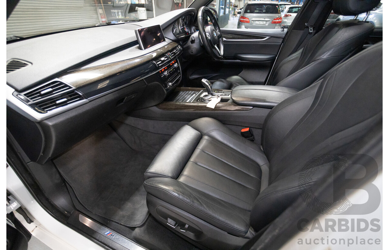 11/2015 BMW X5 xDrive30d M-Sport (AWD) F15 MY15 4D Wagon Alpine White Turbo Diesel 3.0L