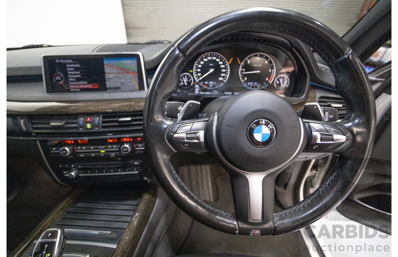 11/2015 BMW X5 xDrive30d M-Sport (AWD) F15 MY15 4D Wagon Alpine White Turbo Diesel 3.0L