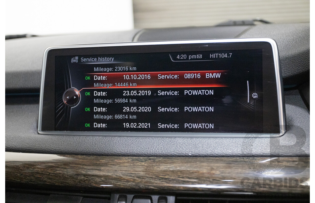 11/2015 BMW X5 xDrive30d M-Sport (AWD) F15 MY15 4D Wagon Alpine White Turbo Diesel 3.0L