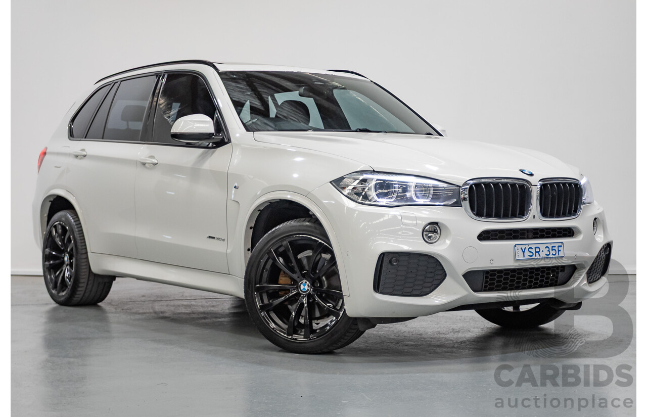 11/2015 BMW X5 xDrive30d M-Sport (AWD) F15 MY15 4D Wagon Alpine White Turbo Diesel 3.0L