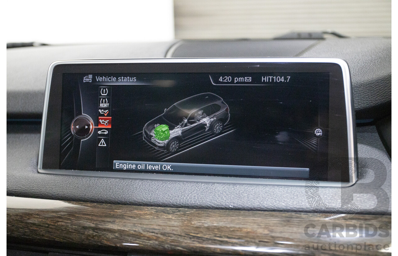 11/2015 BMW X5 xDrive30d M-Sport (AWD) F15 MY15 4D Wagon Alpine White Turbo Diesel 3.0L