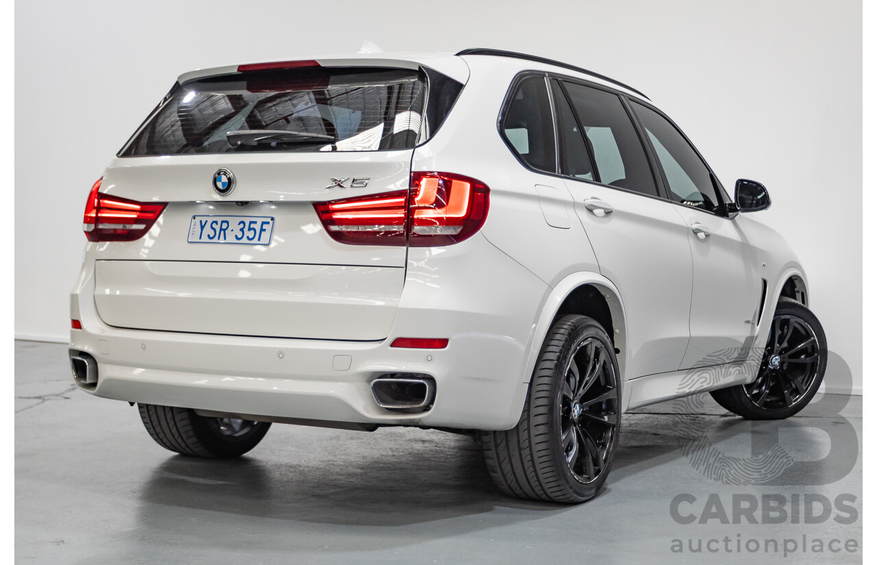 11/2015 BMW X5 xDrive30d M-Sport (AWD) F15 MY15 4D Wagon Alpine White Turbo Diesel 3.0L