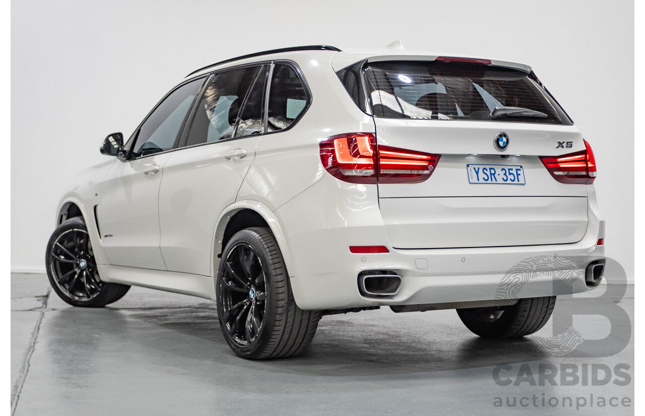 11/2015 BMW X5 xDrive30d M-Sport (AWD) F15 MY15 4D Wagon Alpine White Turbo Diesel 3.0L