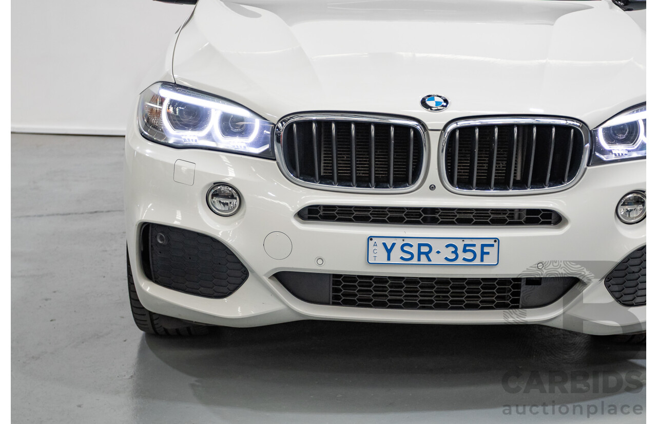 11/2015 BMW X5 xDrive30d M-Sport (AWD) F15 MY15 4D Wagon Alpine White Turbo Diesel 3.0L