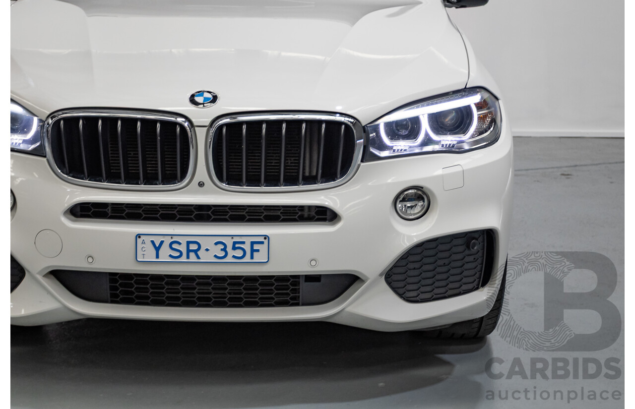 11/2015 BMW X5 xDrive30d M-Sport (AWD) F15 MY15 4D Wagon Alpine White Turbo Diesel 3.0L