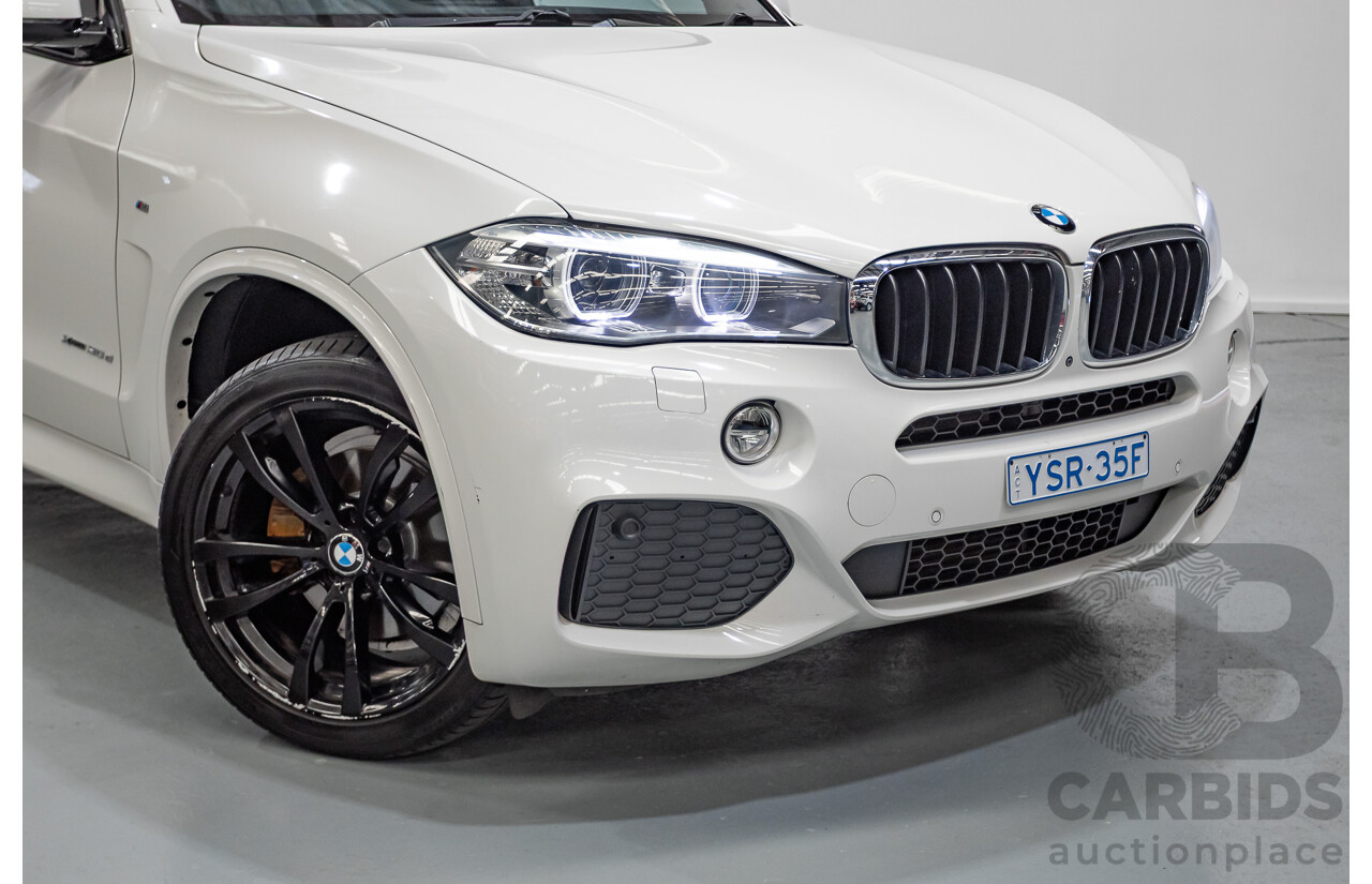 11/2015 BMW X5 xDrive30d M-Sport (AWD) F15 MY15 4D Wagon Alpine White Turbo Diesel 3.0L