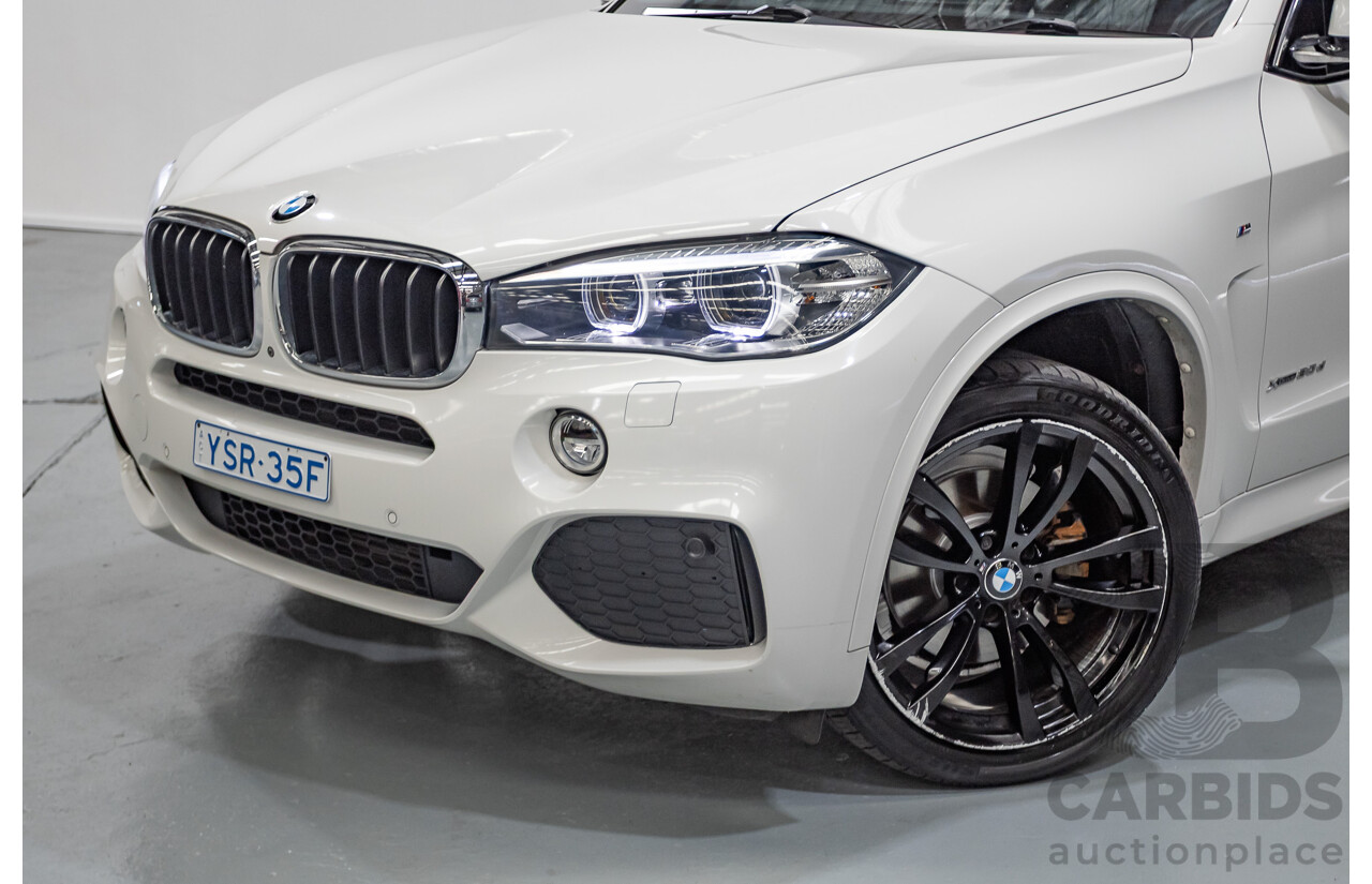 11/2015 BMW X5 xDrive30d M-Sport (AWD) F15 MY15 4D Wagon Alpine White Turbo Diesel 3.0L