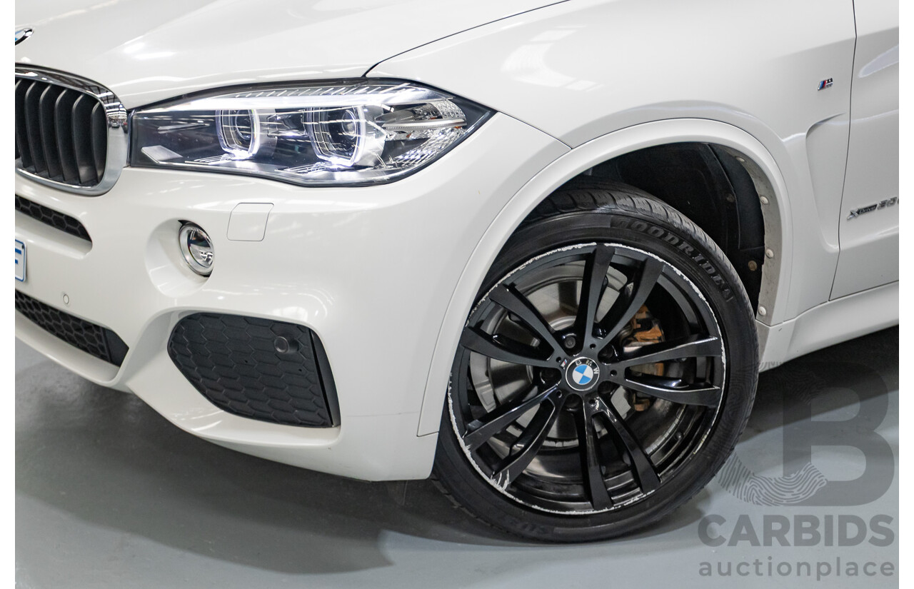 11/2015 BMW X5 xDrive30d M-Sport (AWD) F15 MY15 4D Wagon Alpine White Turbo Diesel 3.0L