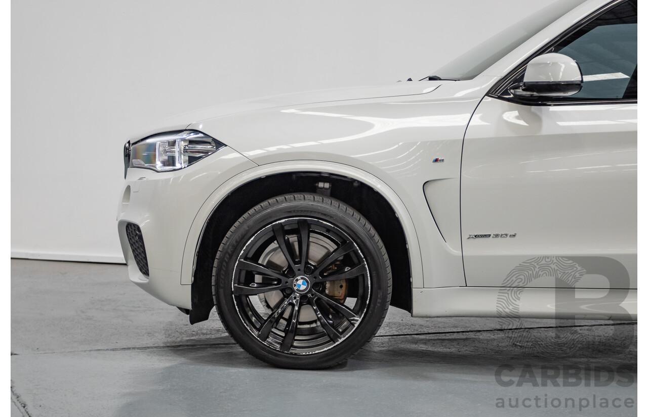 11/2015 BMW X5 xDrive30d M-Sport (AWD) F15 MY15 4D Wagon Alpine White Turbo Diesel 3.0L