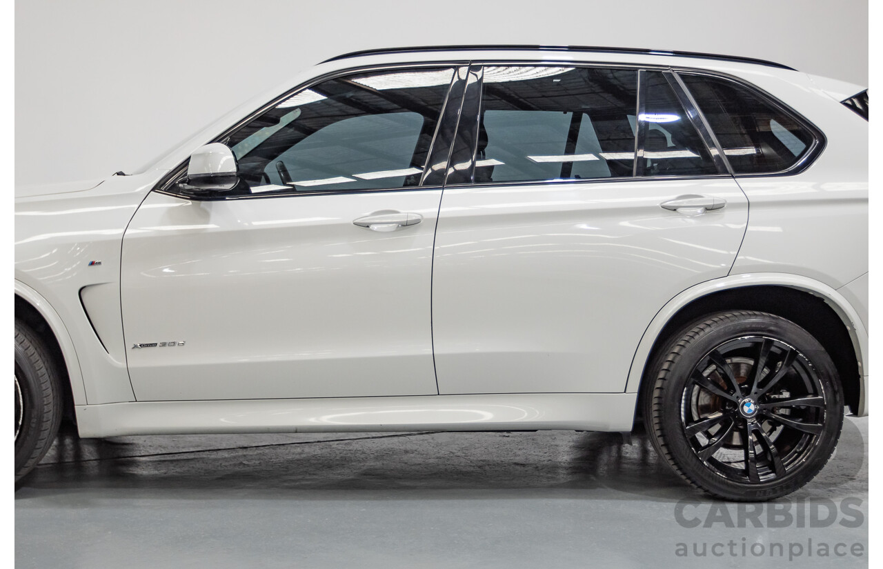 11/2015 BMW X5 xDrive30d M-Sport (AWD) F15 MY15 4D Wagon Alpine White Turbo Diesel 3.0L