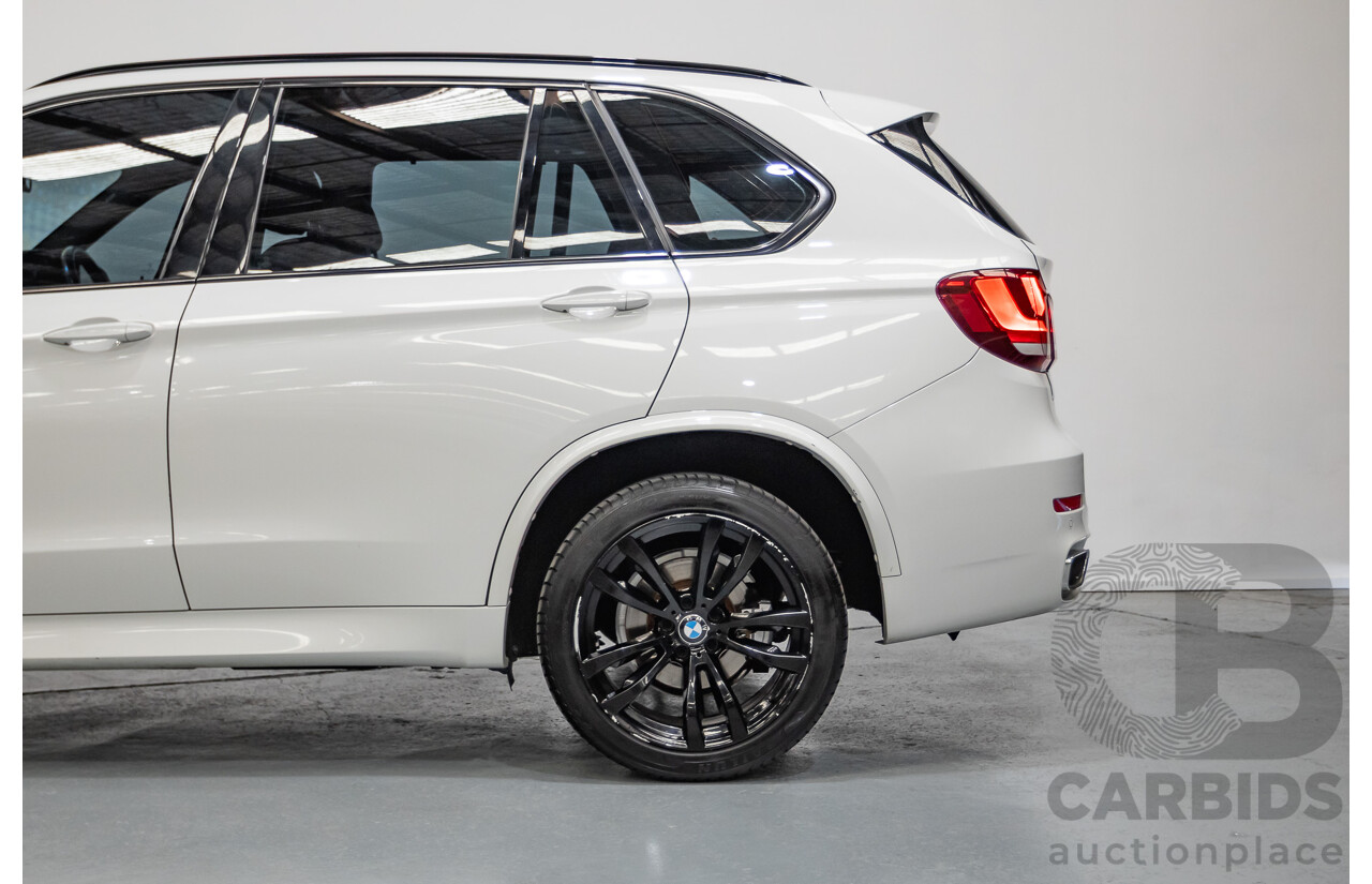 11/2015 BMW X5 xDrive30d M-Sport (AWD) F15 MY15 4D Wagon Alpine White Turbo Diesel 3.0L